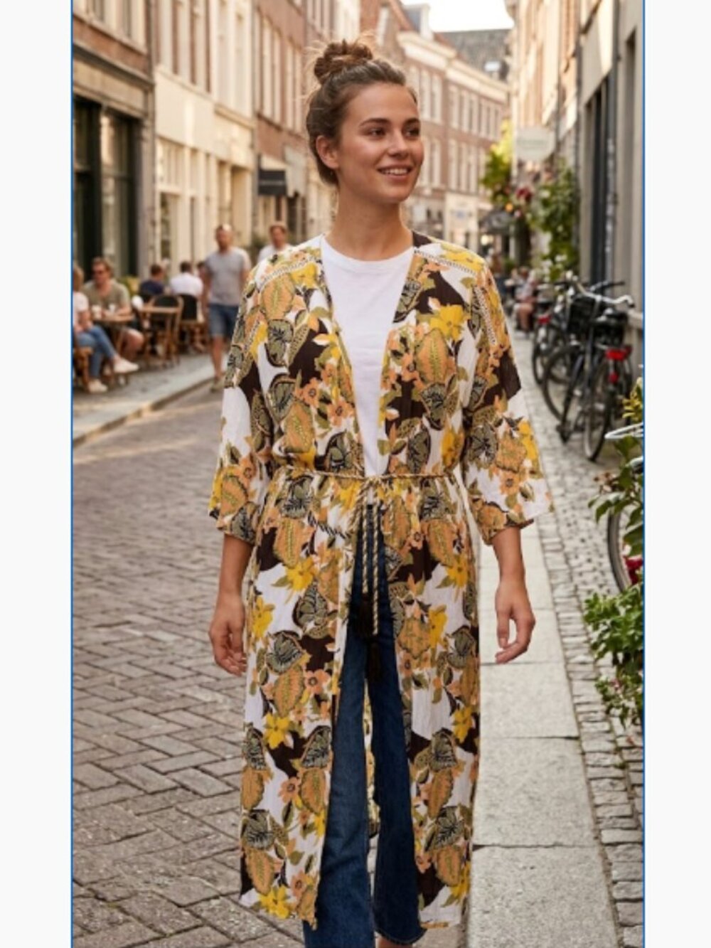 NWT Jessica Simpson Lailaa Kimono in Clover Field Oversize